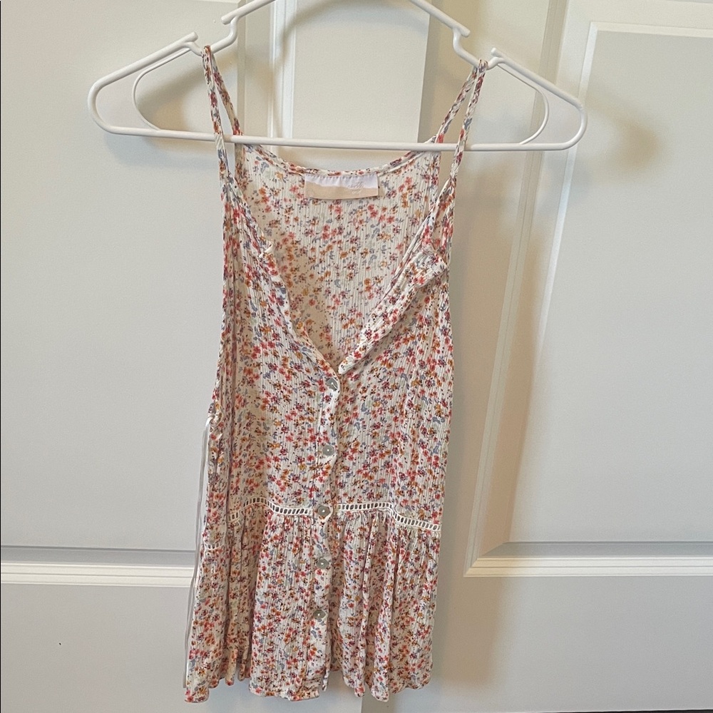 Floral Button-Down Camisole